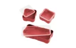 Magpul DAKA Grid Bins, red angled view showing three open organizer bins