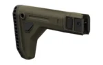 MAGPUL UNIVERSAL CARBINE STOCK, olive drab right-side view with black buttpad