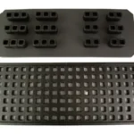 MAGPUL DAKA GRID ORG PLANO, black grid organizer panels and assorted blocks, top view