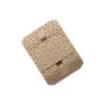 MAGPUL M-LOK RAIL COVER T2 HALF flat dark earth textured rail cover, angled top view