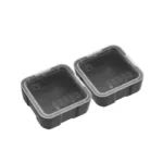 MAGPUL DAKA GRID BINS 2X2 black, angled top view of two square storage bins