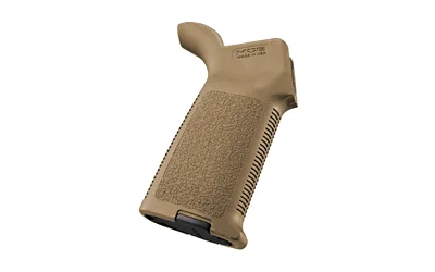 primary-18006 Magpul MOE AR Grip Modified Coyote Brown, angled side view with textured panels