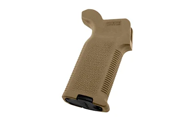 primary-18007 Magpul MOE K2 AR Grip Modified Coyote Brown, angled side view with textured panels