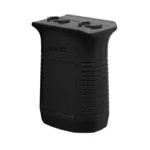 MAGPUL SVG M-LOK BLACK black angled front view with ribbed grip and flared top