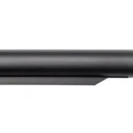 NOVESKE AR10 BUFFER KIT, black buffer tube in side view with threaded end