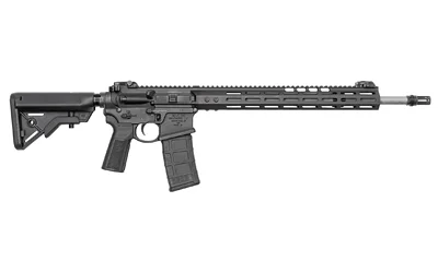 NOVESKE N4 SPR, black right-side view with adjustable stock, long handguard and magazine
