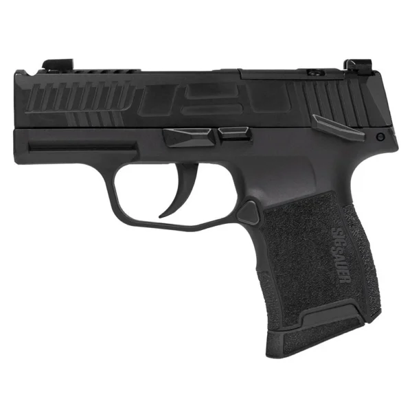 Sig Sauer P365 "Outlander Black" Handgun 9mm Luger 10rd Magazines(2) 3.1" Gold Barrel X-RAY 3 Sights Manual Safety