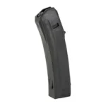 Patriot Ordnance Factory MAG POF PHOENIX 9MM 10RD black curved magazine, angled side view