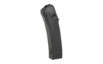 Patriot Ordnance Factory MAG POF PHOENIX 9MM 10RD black curved magazine, angled side view