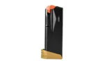 FN America MAG FN REFLEX upright view with black body, FDE baseplate and orange follower