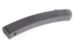 POF Phoenix magazine, black angled side view with a curved body and flat baseplate