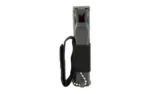 Mace Security International MSI SPORT PEPPERSPRAY, black front view with clip and keychain