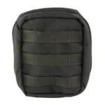 High Speed Gear HSGI Mini EOD Pouch V2 black, front view with webbing rows