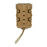 High Speed Gear Polymer Rifle TACO V2 COY, coyote brown pouch front view with lacing and cord
