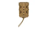 High Speed Gear Polymer Rifle TACO V2 COY, coyote brown pouch front view with lacing and cord
