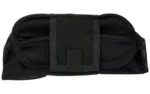 High Speed Gear MAG-NET Dump Pouch V2 MOLLE BLK, black folded pouch front view with mesh sides