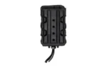 High Speed Gear HSGI POLYMER X2R RIFLE TACO V2 black double magazine pouch, front view