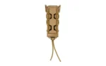 High Speed Gear HSGI POLYMER PISTOL TACO V2 coyote magazine pouch, front view with cords