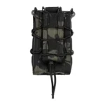 High Speed Gear HSGI X2RP TACO MOLLE MCB, front view with stacked pouches and black shock cord