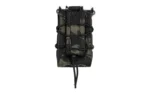 High Speed Gear HSGI X2RP TACO MOLLE MCB, front view with stacked pouches and black shock cord