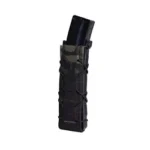 High Speed Gear HSGI GEN 2 EXT Pistol/SMG TACO in multicam black, front view with magazine