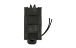High Speed Gear HSGI Duty Pistol TACO in black, rear view with belt loops and loose cord