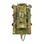 High Speed Gear HSGI X2RP TACO MOLLE MC, multicam front view with elastic cords
