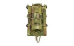 High Speed Gear HSGI X2RP TACO MOLLE MC, multicam front view with elastic cords