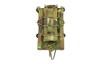 primary-18253 High Speed Gear HSGI X2RP TACO MOLLE MC, multicam front view with elastic cords