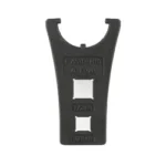 NCSTAR AR15 CASTLE NUT CROWS FT TOOL black front view with forked head and two square openings