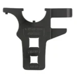 NCSTAR AR15 BUFFER TUBE/CASTLE TOOL black front view with curved head, side hook and square openings