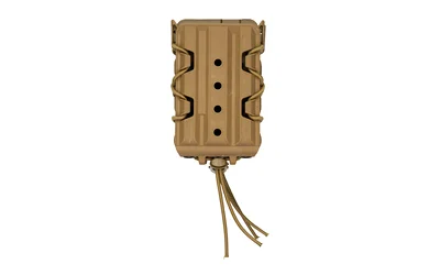 primary-18284 High Speed Gear HSGI POLYMER X2R RIFLE TACO V2 COY tan pouch, front view with shock cord