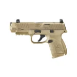 FN USA FN 509 Compact MRD w/Compensator FDE Handgun 9mm Luger 12rd(1)&15rd(1) Magazine 4.02" Barrel