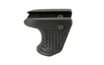 NCSTAR 1913 SHORT HAND STOP BLK, black hand stop in right-side view with textured finger rest