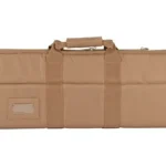 NCSTAR VISM GUN CASE 32X10 TAN tan rectangular gun case with handles, zipper and front pockets