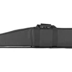NCSTAR VISM SHOTGUN CASE 48X8 BLK black soft case, side view with carry handles and zippered outline