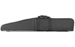 NCSTAR VISM SHOTGUN CASE 48X8 BLK black soft case, side view with carry handles and zippered outline