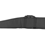 NCSTAR VISM SHOTGUN CASE 54X8 BLK black soft case, side view with carry handles and zippered outline
