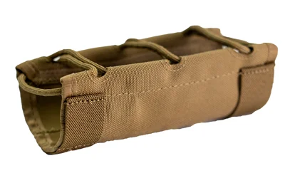 primary-18356 GROVTEC RAIL WRAP 6-inch coyote brown fabric wrap with cord lacing