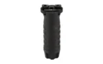 SAMSON M-LOK GRP MED, black front angled view with textured vertical grip