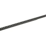 Q TOP RAIL FOR THE FIX black ridged rail, angled top view