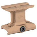 Reptilia Dot Mount 1.93 T2, flat dark earth angled side view with raised platform and screw
