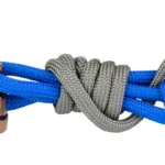 Q Q SLINGLEBERRY SLING MOUNT QD blue and gray cord with bronze quick-detach mount