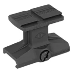 REPTILIA DOT MOUNT 1.93 HSUN 509T B black mount, angled side view with stepped top and screw