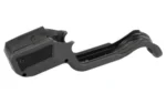 Crimson Trace Corporation Laserguard Ruger Max-9, black, angled side view with activation button