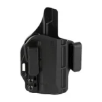 BRAVO TORSION SIG P365 XL IWB BLK RH black holster, front view with belt clip