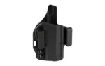 BRAVO TORSION SIG P365 XL IWB BLK RH black holster, front view with belt clip