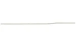 BOOTLEG RIFLE LENGTH GAS TUBE STS silver metal gas tube, full side view with slight bends