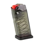 Elite Tactical Systems Group ETS magazine, translucent smoke angled view with red follower