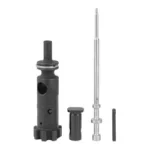 BOOTLEG PHOS BOLT COMPLETION KIT 308 black and silver components arranged upright